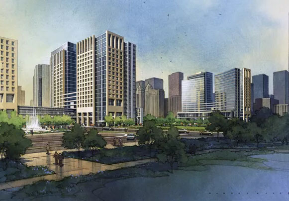 廣州建宇-珠江新城高德置秋廣場天為食項目